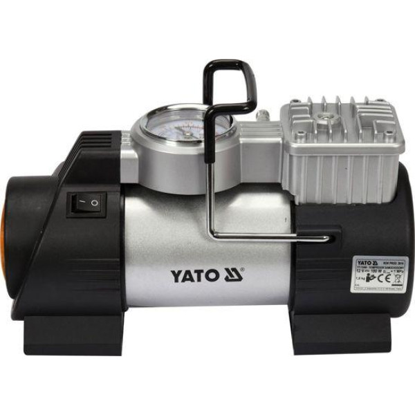 Компресор автомобільний 180 Вт зі світлодіодною лампою YATO YT-73460