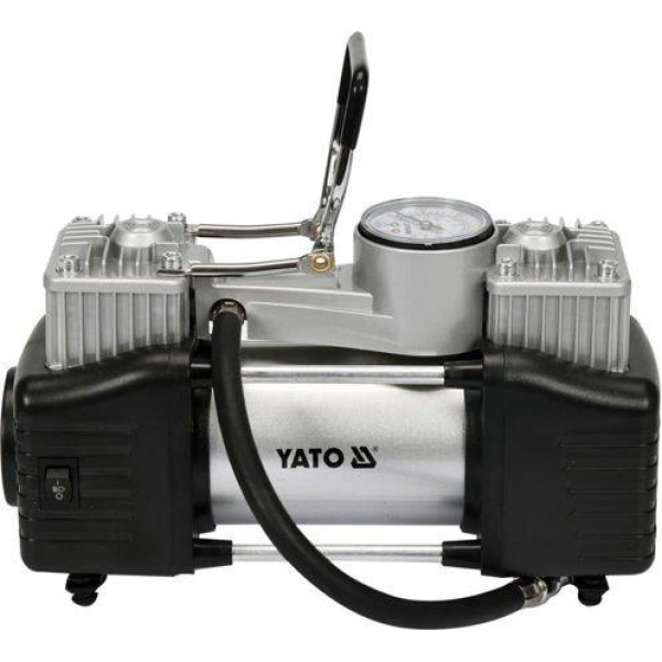 Компресор автомобільний 250 Вт з LED-лампою YATO YT-73462