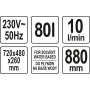 Стаціонарна електрична мийка 80 л YATO YT-55808