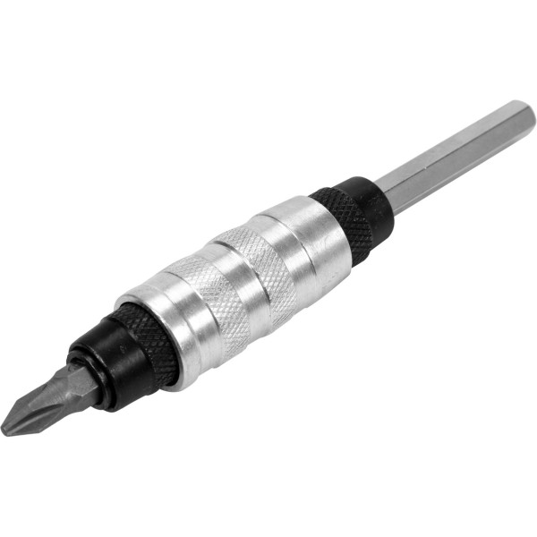 Угловой магнитный держатель-адаптер HEX 1/4" 100мм под углом 30° YATO YT-04635