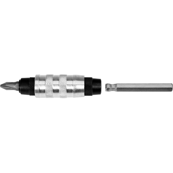 Угловой магнитный держатель-адаптер HEX 1/4" 100мм под углом 30° YATO YT-04635