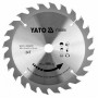Диск пильный победитовый по дереву 165x16x2.2x1.5мм YATO 24Т YT-60590