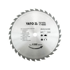 Диск пильный по дереву и пластику YATO 400х30х2.8мм 32Т YT-6085