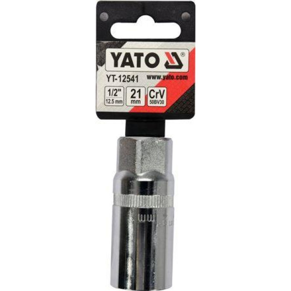 Головка торцевая 6-гранная свечная YATO 1/2" М21 YT-12541