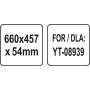 Укрепление длинной столешницы YATO 658.6 x 457.3 x 54 мм YT-08940