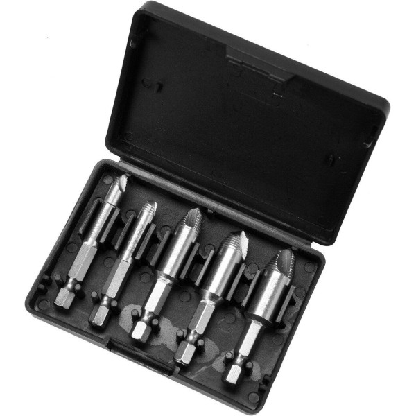 Набір гвинтових екстракторів HEX 1/4" YATO 5 шт. YT-06035