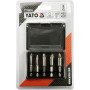 Набір гвинтових екстракторів HEX 1/4" YATO 5 шт. YT-06035