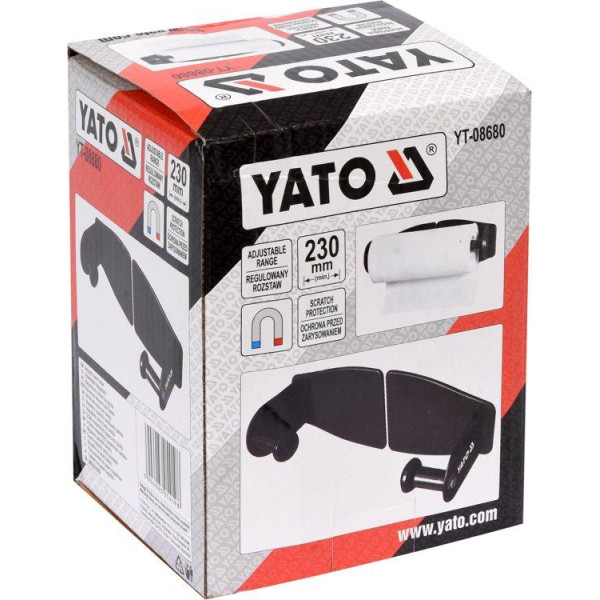 Держатель для бумажных полотенец магнитный с регуляцией YATO YT-08680