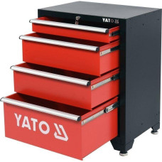 Шкаф для мастерской YATO 4 ящика 660х457х863мм YT-08933 Шкаф для мастерской YATO 4 ящика 660х457х863мм YT-08933