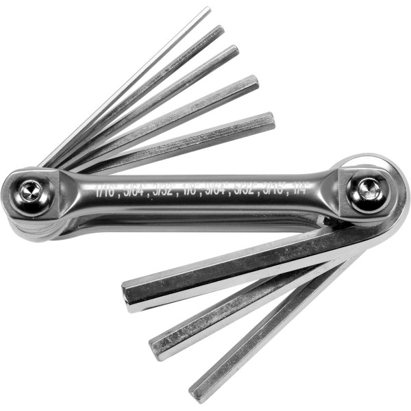 Набір шестигранних ключів HEX H1.5-H8 TORX T6-T25 YATO, 24 шт. YT-05640