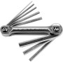 Набір шестигранних ключів HEX H1.5-H8 TORX T6-T25 YATO, 24 шт. YT-05640
