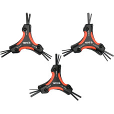Набір ключів шестигранних HEX H1.5-H6 TORX T9-T40 YATO 26 шт. YT-05644