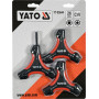 Набір ключів шестигранних HEX H1.5-H6 TORX T9-T40 YATO 26 шт. YT-05644