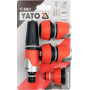 Ороситель прямой с набором соединений 1/2" 3/4" 1" YATO 4 предм. YT-99821