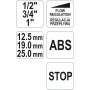 Ороситель прямой с набором соединений 1/2" 3/4" 1" YATO 4 предм. YT-99821