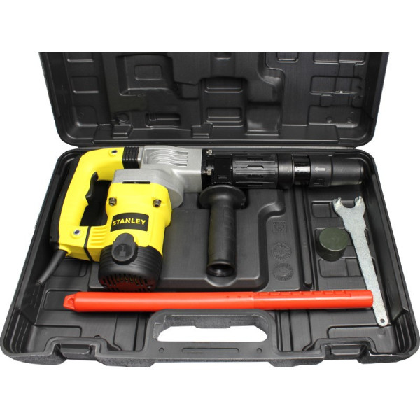 Відбійний молоток мережевий STANLEY SDS-Max 1010 Вт 8.5Дж у кейсі STHM5KS
