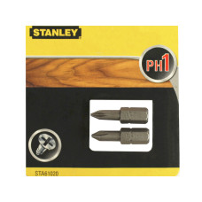 Набор отверточных насадок PH1 25мм STANLEY, 2шт. STA61020-XJ