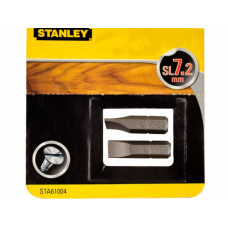 Набор бит под прямой шлиц SL7.2х25мм STANLEY, 2 шт. STA61004-XJ