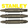 Набор двухсторонних бит PH1-SL5, PH2-SL6, PZ1-2 х48мм STANLEY, 3 шт. STA61381-XJ