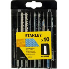 Набор пильных полотен для электролобзика  STANLEY 10 шт. хвостовик U STA28020-XJ