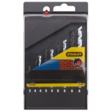 Набор сверл по металлу и кирпичу STANLEY  9 шт. STA56000-QZ