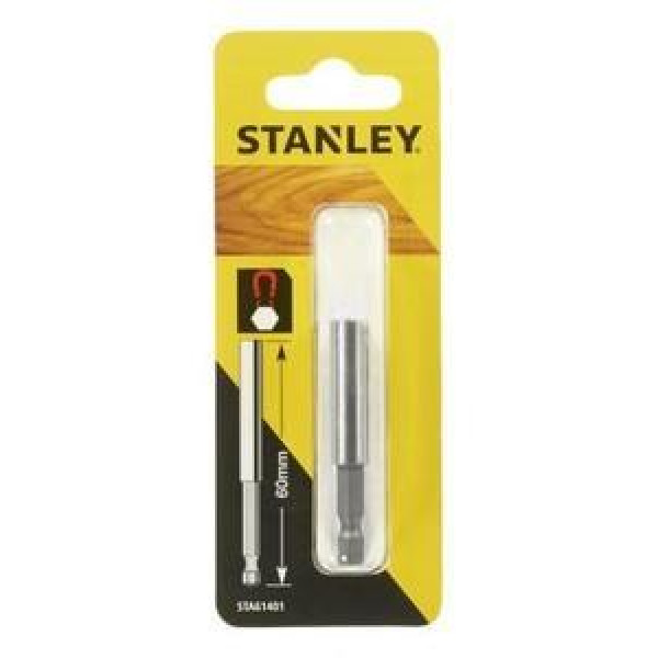 Магнітний тримач отверточних насадок STANLEY HEX 1/4" 60мм / 130мм STA61401-XJ