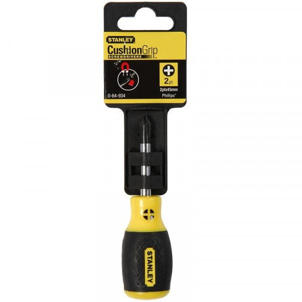 Викрутка Stanley "Cushion Grip" Philips PH2 довжина в асортименті 0-64-934