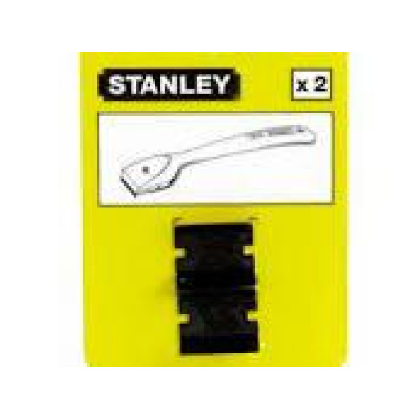 Скребок для фарби з високоміцним двостороннім лезом 38мм STANLEY 180мм 0-28-617