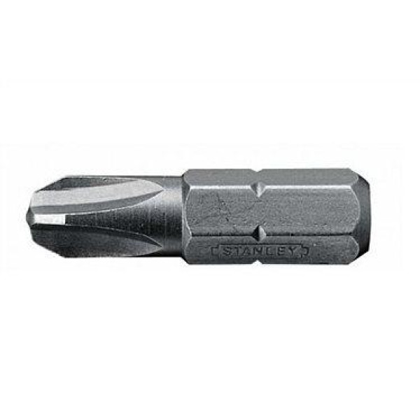 Насадка викруткова шестигранна 1/4" Philips PH3х25мм STANLEY, 25 шт. 1-68-950