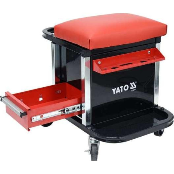 Табурет на колесах із 2 ящиками YATO, 530х470х360мм YT-08790