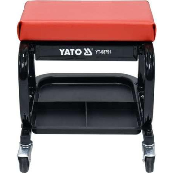 Табурет на колесах з ящиком YATO, 440х360х390мм YT-08791