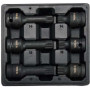 Набір ударних викруткових насадок 1/2" SPLINE M14/M16/M18 YATO, 6 шт. YT-10652