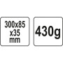 Клин для раскола древесины пластиковый YATO 300х85х35мм YT-79880