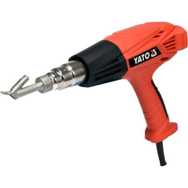 Фен технічний мережевий YATO 2 кВт 450 °C/600 °C з насадками YT-82294