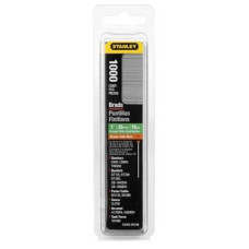 Гвозди стальные тип"J" 15мм для степлера STANLEY 1000шт 1-SWK-BN0625T