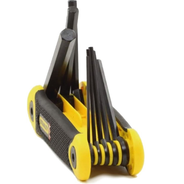 Набір шестигранних складаних ключів 1.5-8 мм у ручці Stanley 8 шт. 2-69-264