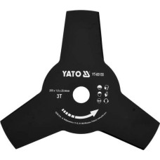 Нож трехлопастной для кос и триммеров YATO 255 мм YT-85155