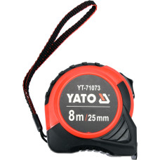 Рулетка 8 м x 25 мм сталева нейлонове покриття YATO YT-71073