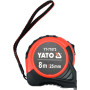 Рулетка 8 м x 25 мм сталева нейлонове покриття YATO YT-71073