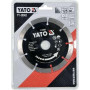 Диск отрезной алмазный 125x2x22.2 по камню/бетону YATO в мокром/сухом режиме YT-59962