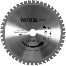 Диск пильный по металлу 185x2.2x20мм 48 зубьев YATO YT-60625 Диск пильный по металлу 185x2.2x20мм 48 зубьев YATO YT-60625