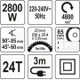 Пила дискова ручна мережева YATO 2.8 кВт диск 235x25.4x3 мм YT-82154