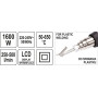 Фен технічний мережевий з LCD-дисплеєм YATO 1.6 кВт 50-650 oC YT-82296