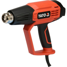 Фен технічний мережевий з LCD-дисплеєм YATO 1.6 кВт 50-650 oC YT-82296