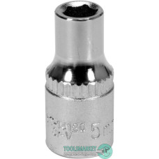 Головка торцевая шестигранная 1/4" М5  YATO 25мм YT-14120