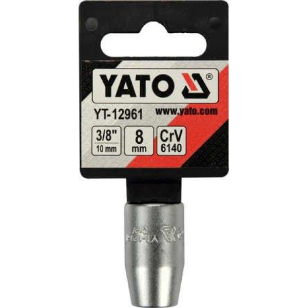 Перехідник для біт YATO квадрат 3/8" (F) HEX М8 (M) YT-12961