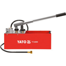 Прес ручний для контролю щільності трубних систем YATO 5 МПа 12 л YT-24800