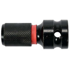 Перехідник ударний для викруткових насадок 1/2" x HEX-1/4" YATO 50 мм YT-04691