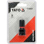 Перехідник ударний для викруткових насадок 1/2" x HEX-1/4" YATO 50 мм YT-04691
