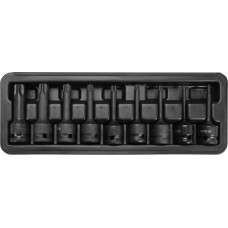 Набір насадок викруткових ударних TORX 1/2" T20-T70 YATO 9 шт., YT-10654